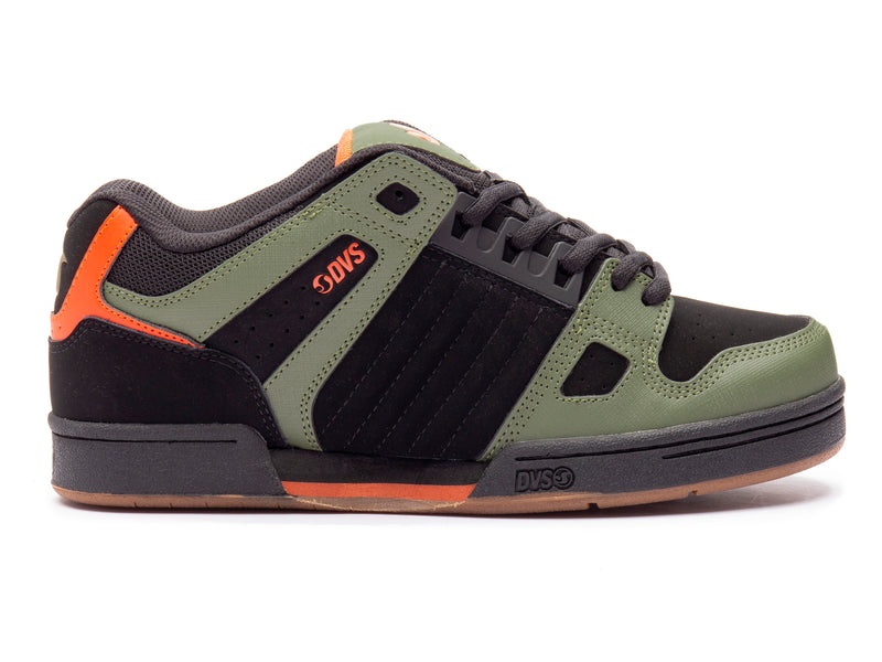 Tenis Skate DVS CELSIUS Masculino Pretas Verde Oliva Laranja Portugal | NT42-022