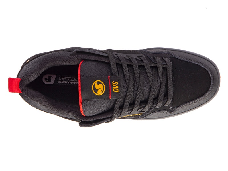 Tenis Skate DVS COMANCHE 2.0+ Masculino Pretas Amarelas Vermelhas Portugal | SP90-489