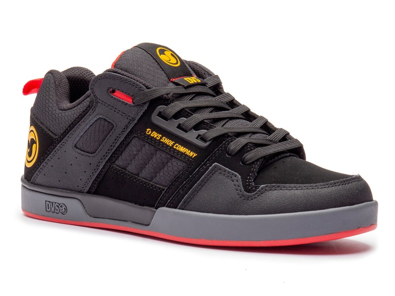 Tenis Skate DVS COMANCHE 2.0+ Masculino Pretas Amarelas Vermelhas Portugal | SP90-489