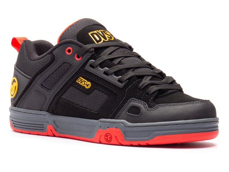 Tenis Skate DVS COMANCHE Masculino Pretas Amarelas Vermelhas Portugal | SP77-522