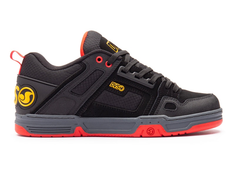 Tenis Skate DVS COMANCHE Masculino Pretas Amarelas Vermelhas Portugal | SP77-522