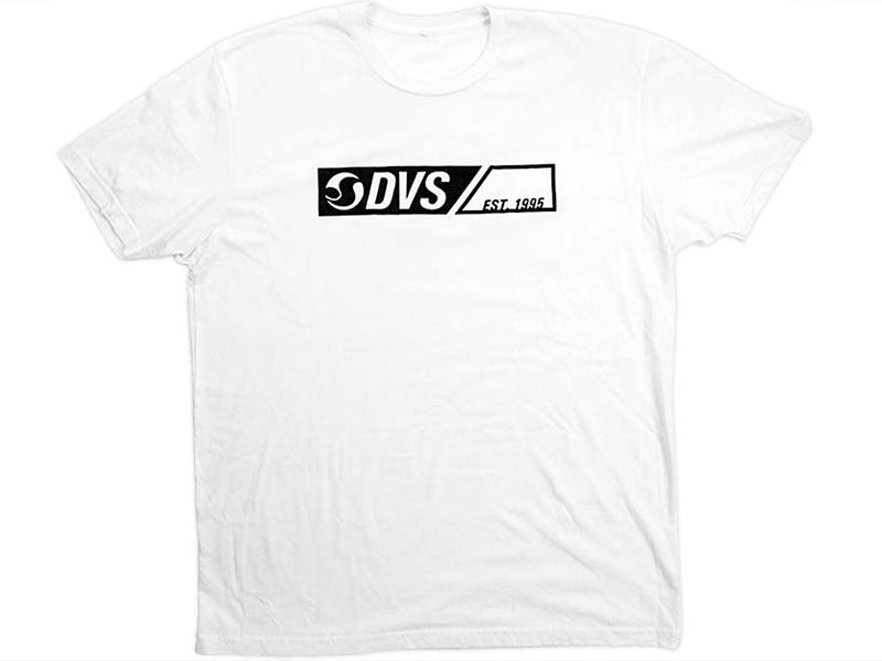 Vestuario DVS DVS EST 95 TEE Masculino Branco Pretas Portugal | RI27-363